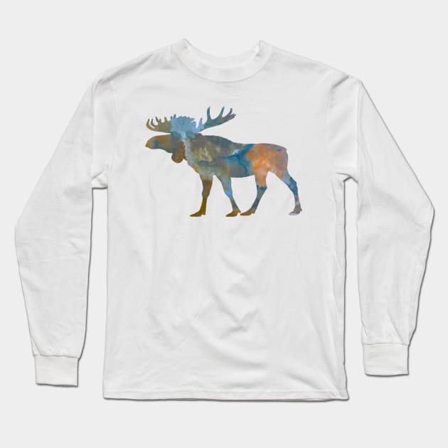 Moose Long Sleeve T-Shirt by BittenByErmines